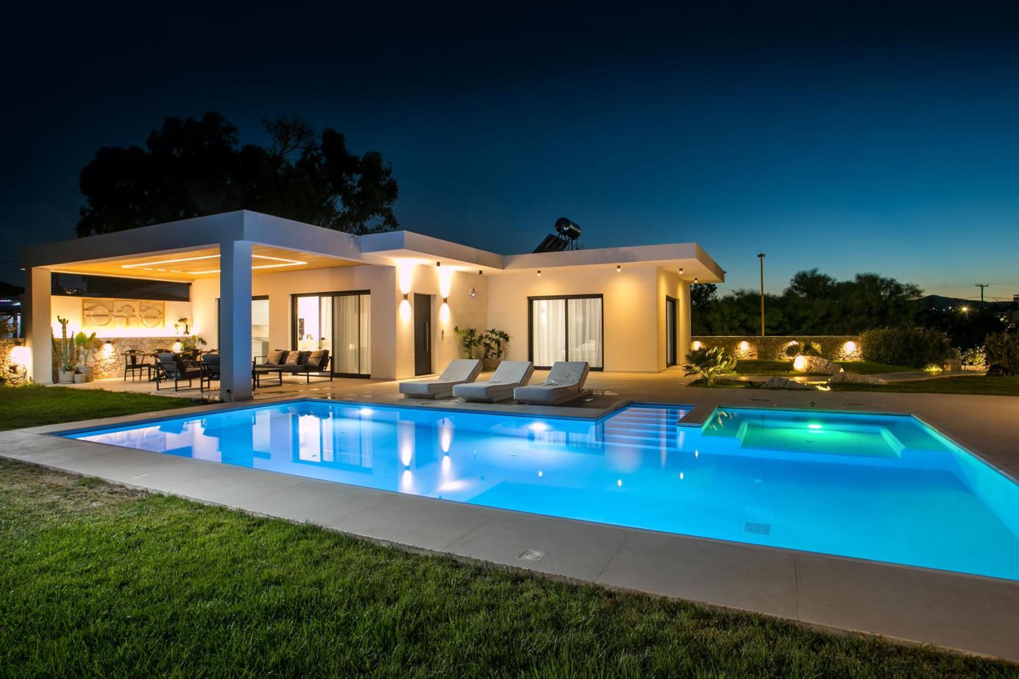 Ocean Pearl Sea View Villa Faliraki Exterior foto