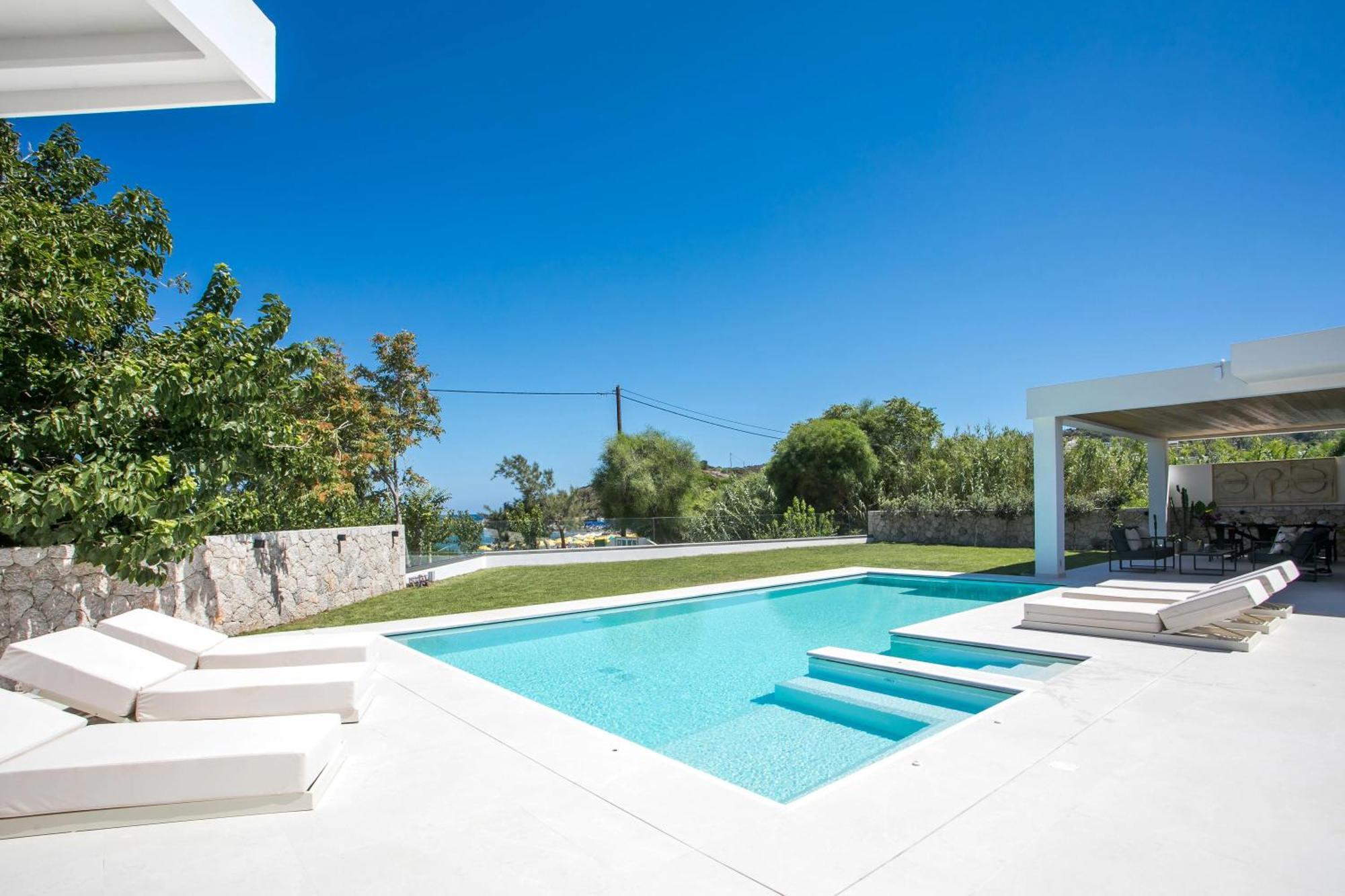 Ocean Pearl Sea View Villa Faliraki Exterior foto