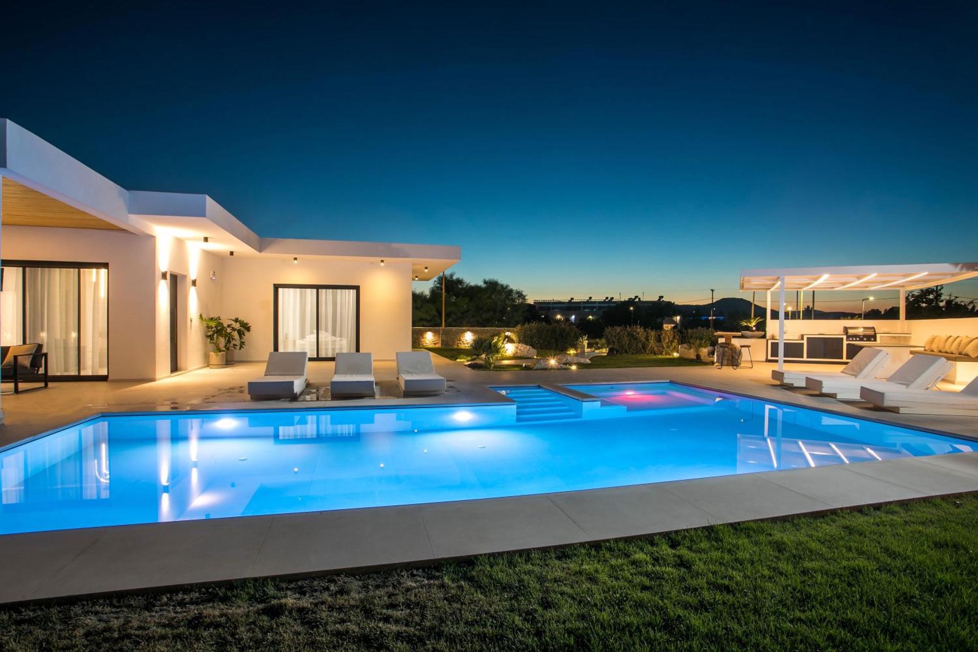 Ocean Pearl Sea View Villa Faliraki Exterior foto