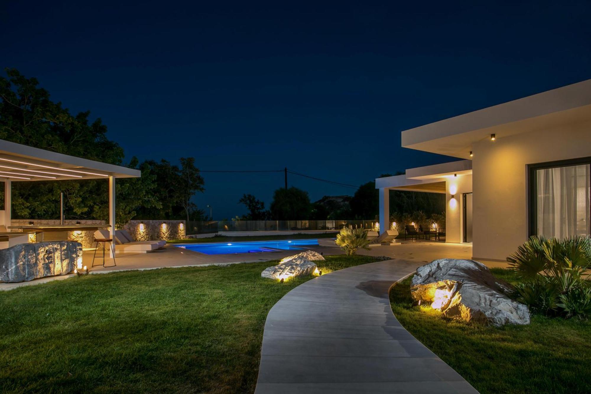 Ocean Pearl Sea View Villa Faliraki Exterior foto